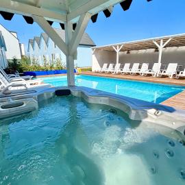 Domki Wachta klimatyzowane z basenem, jacuzzi, bezpłatny parking