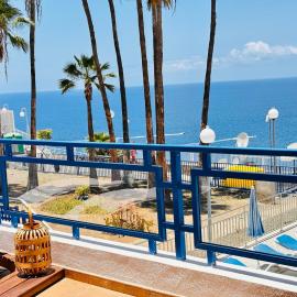 Private apartment with stunning ocean views and sunset.