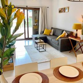 Apartamento moderno cerca de la playa, aire acondicionado, 2 dormitorios, jardín común - ES-376-18, hotel v destinácii Pulpí