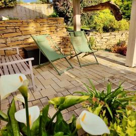 Grand T3, 2 chambres, jardin au calme - Gîte du Photographe