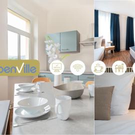 Benville Freital - 2 Schlafzimmer - Waschmaschine - WLAN - Zentral gelegen