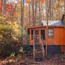 Bird's Nest cabin at Cabin Fever in NC, hotel a Saluda