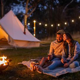 Cosy Tents - Daylesford、Yandoitのホテル