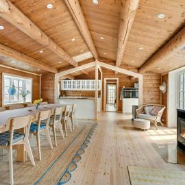 Log House Close To The Sea And Coastal Towns, хотел в Græsted