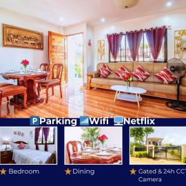 Home Away From Home 2BR Apartment 6 Minutes Drive to Grand Mall WiFi, Netflix & Free Parking، فندق في Liloan