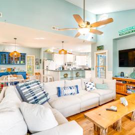 Hot Tub & Bay Views: Outer Banks Home