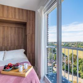 Estudio moderno con vista al Polo | Las Cañitas, хотел в Буенос Айрес