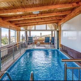 Villa Ana Selce s bazenom i panoramskim pogledom na more