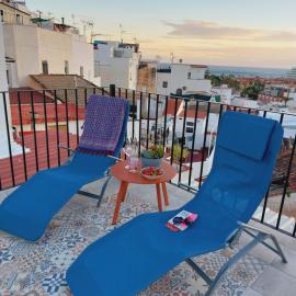 Andalusian House with Sea View in the Old Town