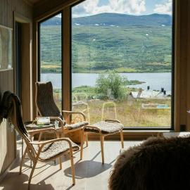 Modern Mountain Cabin With Nature In Valdres, hotel v destinácii Løken