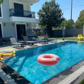Lotus Villa in Çamlı Village, Jacuzzi and pool