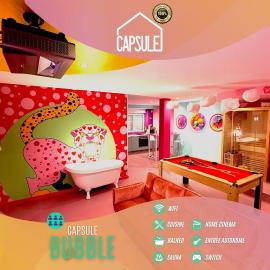 Capsule Bubble Jacuzzi Sauna Switch 2, hotel a Maubeuge