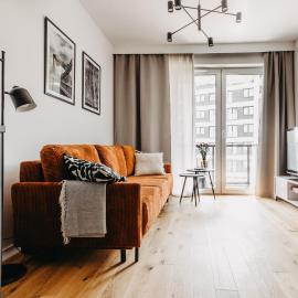 Białowieska 67 - Apartament z sypialnią, balkon w Porcie Popowice - Wrocław - Fair Rentals