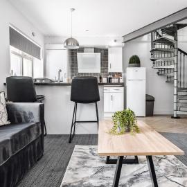 Modern unique duplex apartment in town centre