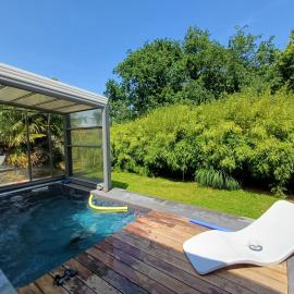 Magnifique maison contemporaine piscine chauffée