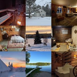 Saaren keidas, maaseudulla - Rukalle alle 30min - An Island oasis in the countryside, hotel u gradu 'Kuusamo'