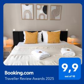 maremar - Apartments am Ferberturm - Luxus Boxspringbett - Küche - Arbeitsplatz - WLAN