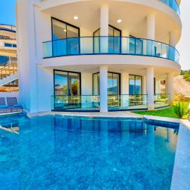 Full Sea View with Pool and Jacuzzi in Kalkan 4, hotell i Kaş