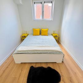 Modern 1BR & 1LR Apartment, 10 min Walk to City Center