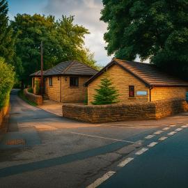 Lister Park Bradford 2bed Detached Cottage House Parking Cinema Screen Games Room, hotel in Bradford