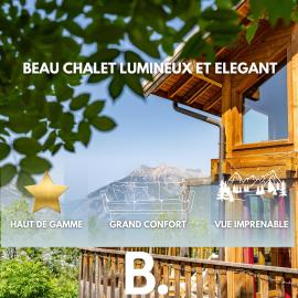 Beau chalet moderne 4 étoiles - Risoul village -My lodge、リスルのホテル