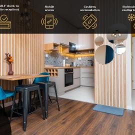 WaterFront City Apartments by FirstHost, hotel i Budapest