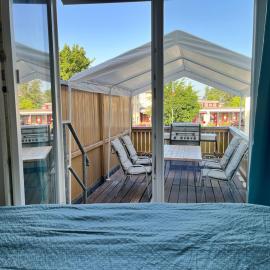 Grill and Chill Terrasse, Dresden und Sächsische Schweiz erleben – hotel w mieście Heidenau