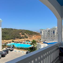 Apartment with pool near beach
