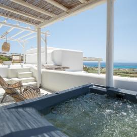 Mykonos Stone Villa Kalo Livadi Sea View