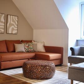 3-Zimmer-Apartment I 2 Min bis Hbf I Smart TV I WiFi I modern