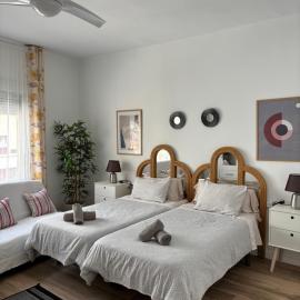 Amplio alojamiento vintage con terraza