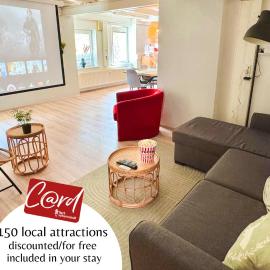 Viesnīca Ideal für Familien, Heimkino mit Popcorn, Parken, nah am See, modern und groß pilsētā Lenckirhe