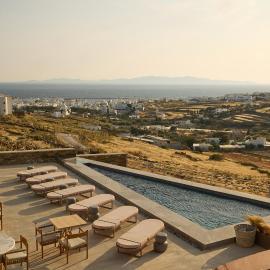 Sun Aeriko, hotell i Tinos stad