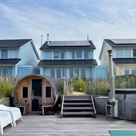 Mooie Watervilla met hottub en sauna VP074