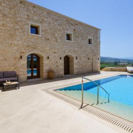 Spacious Stone Villa with Private Pool, Sea View & Sunset Views