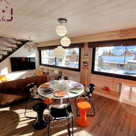 Le Flocon-Duplex face aux pistes