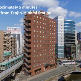 후쿠오카에 위치한 호텔 Nishitetsu Inn Tenjin