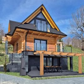 Malczykówka-luksusowy dom & SPA - jacuzzi, sauna, tężnia , z widokiem na Tatry
