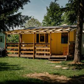 Mobilhome du Ried Europapark Rulantica gîte، فندق في Boofzheim