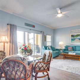 Treasure Island Condo: Gulf-View Balcony