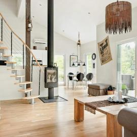 Orkelljunga में, होटल Modern Stone House With Hot Tub In Åsljunga Forest