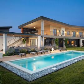 Villa Puerto de Paz for 8 people with 60 m2 heated pool, sea view and private mini golf