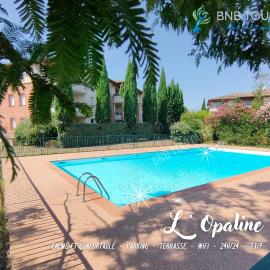 ORBIS - "L'Opaline" - Studio calme dans une belle résidence avec piscine - Parking - WiFi