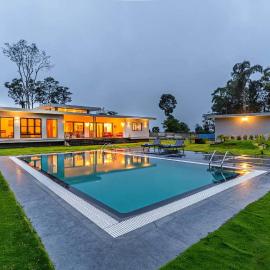 Stayvista at Serenova with big pvt pool and lawn - Your Luxury escape awaits !