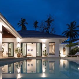 Villa Leila - 3BR Lamai Villa - Pool - Modern & Calm, hotel di Ban Ko Khwan