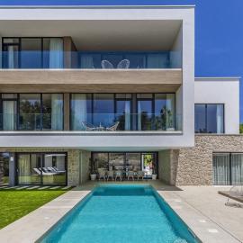 Brand New Design Villa with Heated Pool and Sea view
