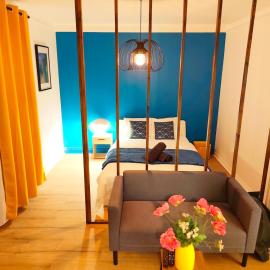 Les suites frontalières T1 avec parking et balcon secteur Thionville Luxembourg、バッス・ユッツのホテル