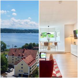 Snug Stays 6 - ruhige Toplage Seeblick Maisonette Design-Wohnung I 3-Zimmer I zentral