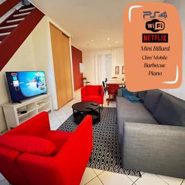Appartement familial - jardin - PS4