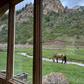 Camp Moldo pass on the road to Son Kol lake, overnight stay, meals, tea, coffee, hotel sa Jangy-Talap